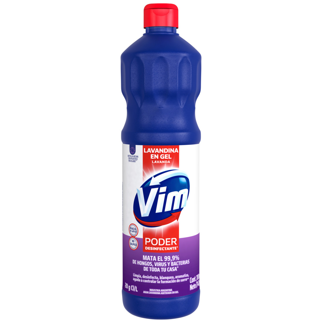 vim lavandina en gel lavanda paquete